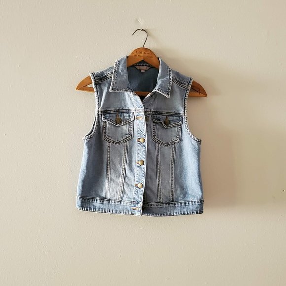 Rubbish Jackets & Blazers - Rubbish Denim Vest, Sz M, EUC